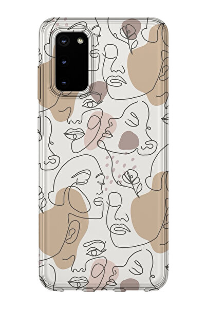 lelia حافظة هاتف شفافة مطبوعة متوافقة مع هاتف سامسونج جالاكسي S20 |   مجموعة ...