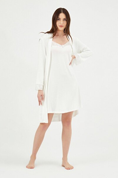 Eros Modal Nightwear and Dressing Gown Set