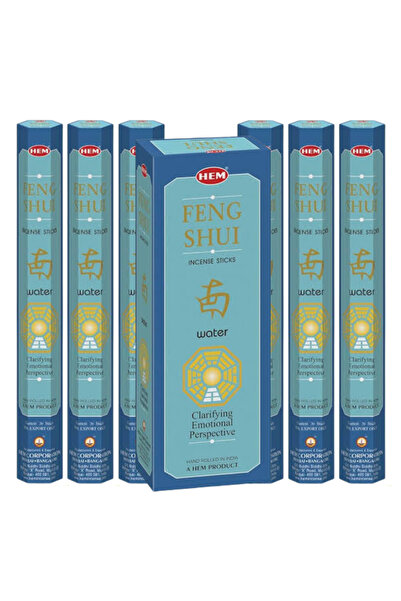 OEM Set de 6 pachete de tămâie HEM Feng Shui Water 120 bețișoare