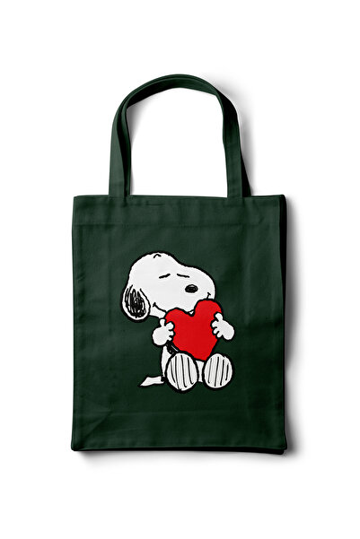 INKD Gabardine Cloth Bag – Snoopy Printed Design - 35X40
