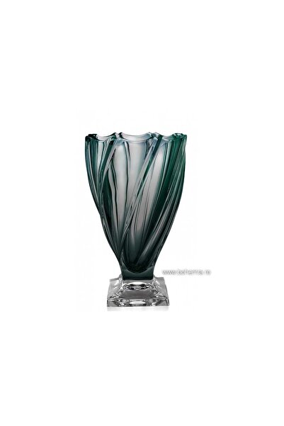 Bohemia Tall 33 cm crystal vase - Ponti smoky gray