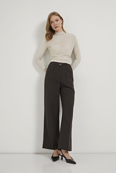 Arma Life ARMALIFE 0435 PANTALONI DE DAMĂ AMESTEC DE IN CU DETALII CU BATERII...