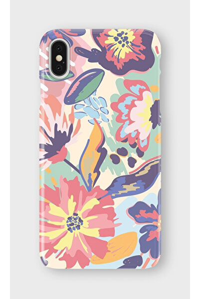 lelia حافظة هاتف شفافة مطبوعة متوافقة مع iPhone XS Max |   مجموعة فلورالوكس ب...