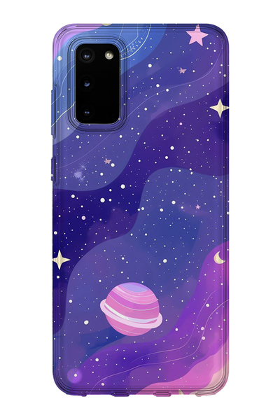 lelia حافظة هاتف شفافة مطبوعة متوافقة مع هاتف سامسونج جالاكسي S20 |   مجموعة ...