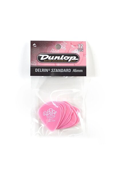 DUNLOP Jim 41P.46 Delrin 12li Pena Seti (0.46mm)