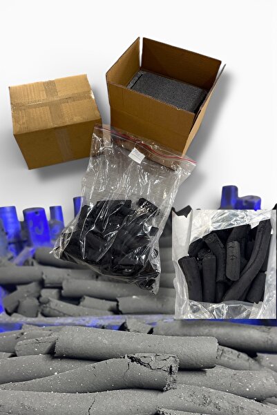 pratikoutdoor %100 Doğal Katkısız Sosis Pres Meşe Kömürü | 1. Sınıf Mangal Kö...