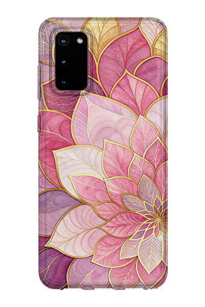 lelia حافظة هاتف شفافة مطبوعة متوافقة مع هاتف سامسونج جالاكسي S20 |   مجموعة ...