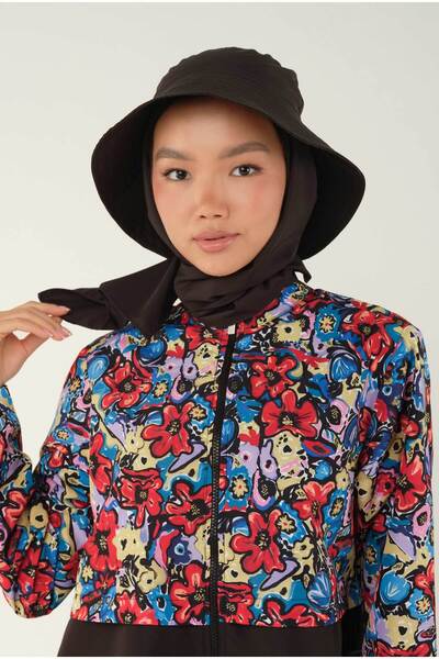 HEQA Șal de înot cu glugă, negru