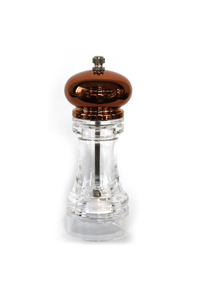 Raki Acrylic spice grinder with bronze lid 15cm