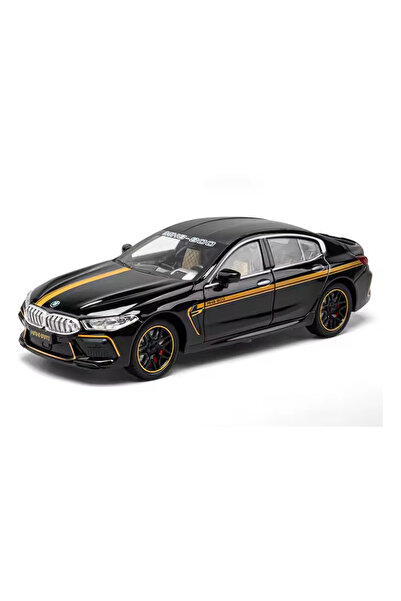 OEM Pachet model auto BMW M8 Competition MANHART din metal, 1:24, fumuriu pe ...