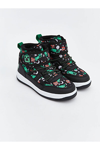 LC Waikiki UZG STORE'dan Stil Sahiplerine Minecraft Baskılı Erkek Çocuk Bot