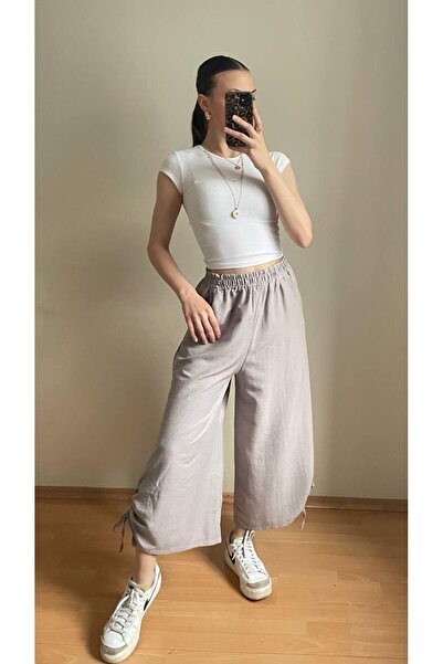 Tweed Collection Paça İpli Ayrobin Şalvar