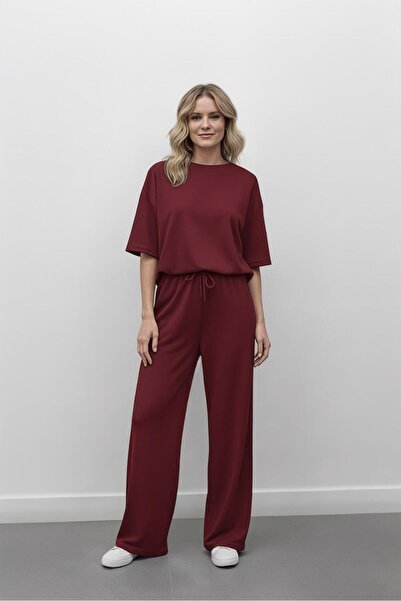 Bliss Women's Modal Fabric Short Sleeve Crew Neck Bottom-Top Tracksuit Set