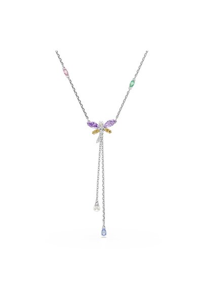 Swarovski Ariana Grande x Y-Kolye, Karışık kesimler, Yusufçuk, Çok renkli, Ro...