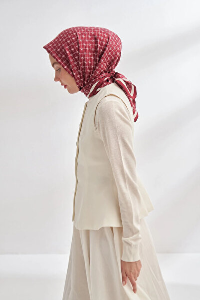 ARMANDA HOLOGRAM DESEN TWILL İPEK EŞARP