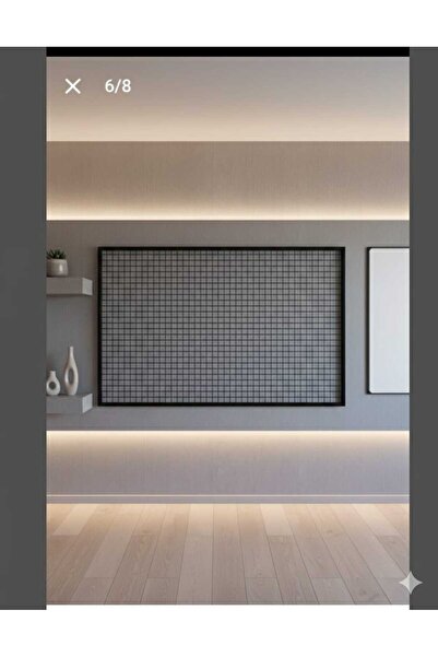 KONSEP Sık Telli Tel Raf - Tel Pano Stand, Duvar Askılığı 100x200 Cm