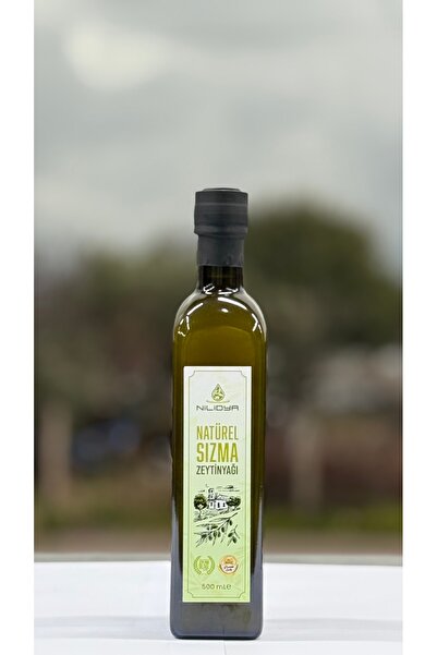 Nilidya Soğuk Sıkım Natural Sızma Zeytinyağı 0.5 Litre Cam