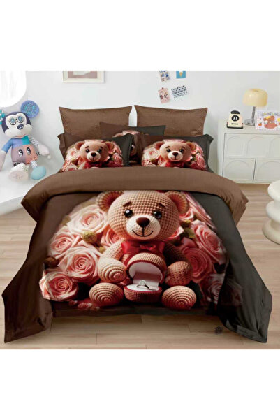 trendyhome Double bed linen, Superior Fine Cotton, 6 pieces