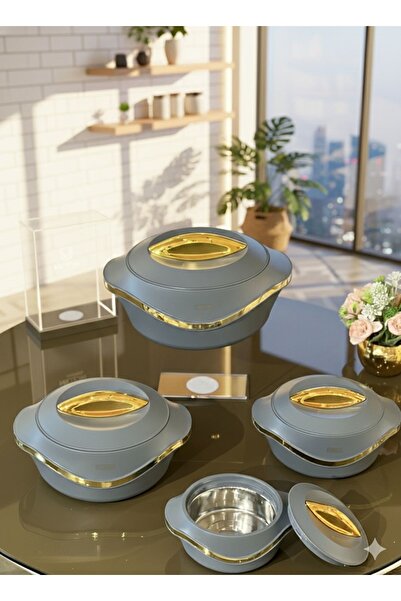 Milton Indian stainless steel food container set, 4 pieces