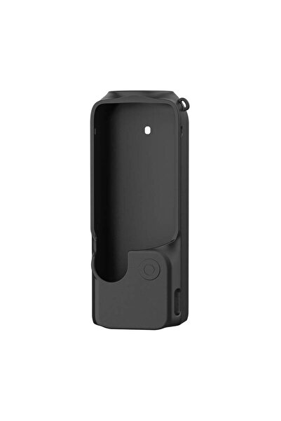 PULUZ DJI Osmo Pocket 3 Protective Case with Strap, Black Silicone Cover