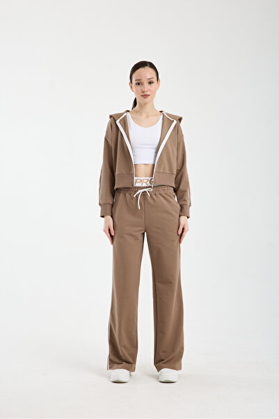 ZAZZONİ Basic Women's 3-Piece Tracksuit Set