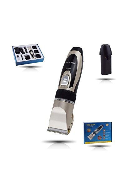TeknoEser Profesyonel Saç Sakal Kesme Makinesi Şarjlı Traş Makinesi Seti 0.1 ...