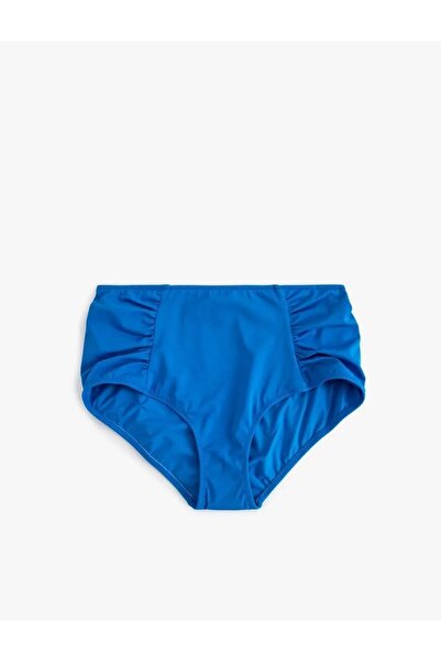 Eros 4510mm High Waist with Drape Effect Bottom-Sax Blue