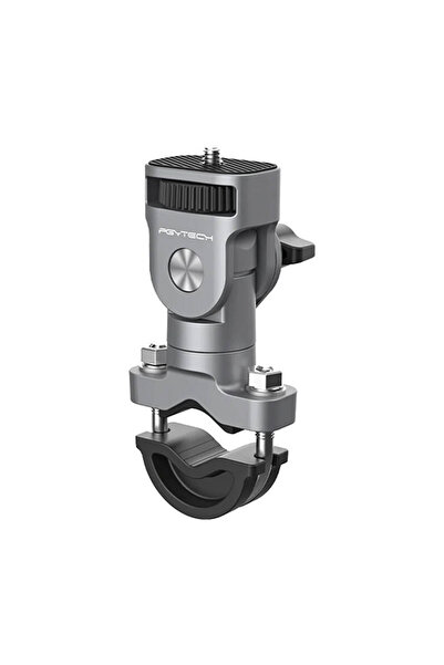 PgyTech Motorcycle/Bicycle Handlebar Mount for Action Cameras, Silver