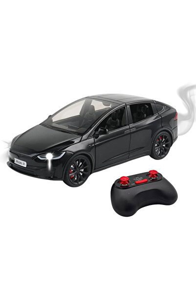 OEM Tesla Model X Metal Model Car, with Remote Control, Water-Based Smoke, Li...