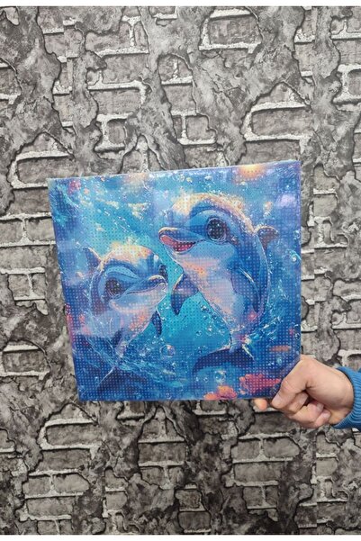 senacacollection Yunus Model Tuval Elmas Dizme Seti 30x30 cm 1 ADET