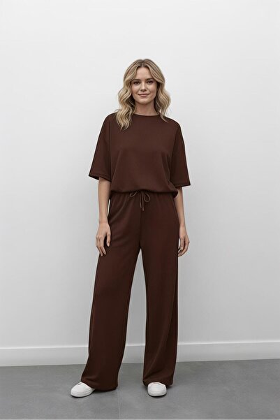 Bliss Women's Modal Fabric Short Sleeve Crew Neck Bottom-Top Tracksuit Set