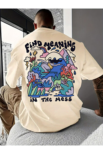 ELAN WEAR ΕΙΔΙΚΟ ΑΝΔΡΙΚΟ Τυπωμένο Oversize Γυναικείο/Ανδρικό Unisex Λευκό T-s...