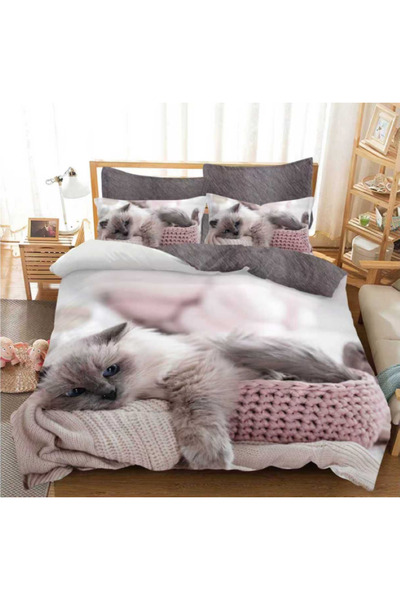 trendyhome Double bed linen, Superior Fine Cotton, 6 pieces