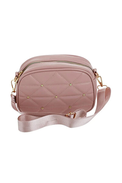 Lumi LUXURY Geanta Roz Crossbody 20x7x14cm