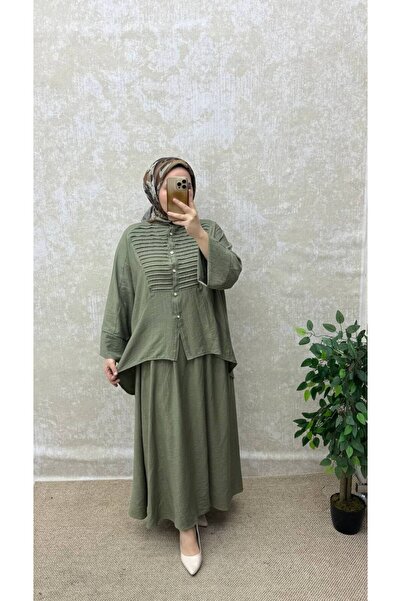 İLGEN FASHİON Nevlürlü Asymmetric Cut Skirt Suit