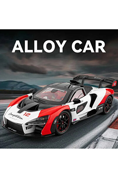 OEM Model auto McLaren Senna GTR din metal, 1:24, funcție Pull-Back, deschide...