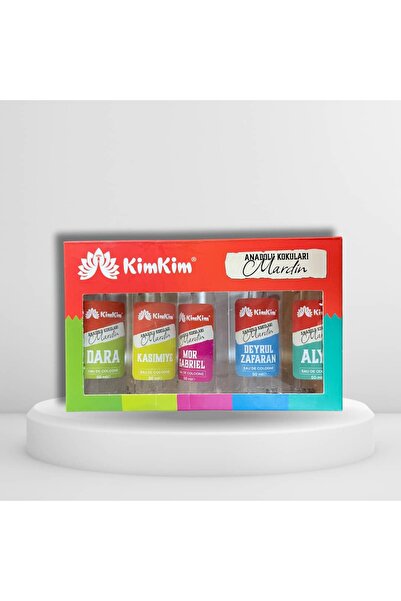 KİMKİM Anadolu Kokuları Mardin 5'Li Kolonya Set