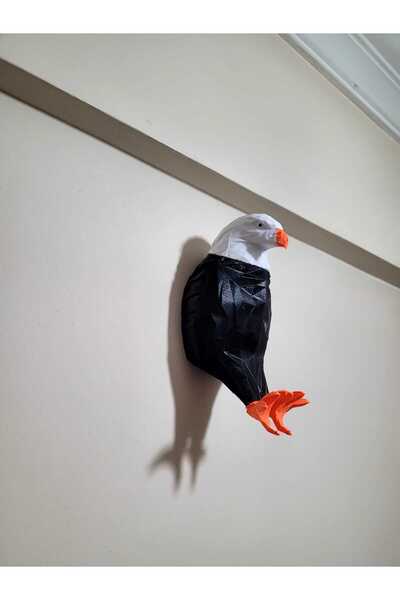 Alse3D Kartal Figürlü Led Gece Lambası Aplik