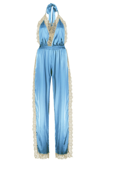Noblesse Oblige Silk jumpsuit Luna blue Pal, XS,