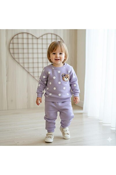 Bilge Trend Baby Girl Children's 3-Ply Winter Underwear Set with Shardon Inside