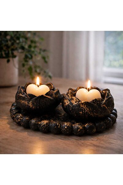 ABCPANO Modern Salon&Sehpa İçin Mermer Desenli Gold Detaylı Dekoratif Tepsi v...