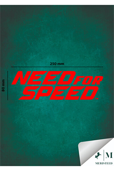 meristeed Needforspeed Auto Sticker Car Motorcycle Windshield Laptop for Flat...