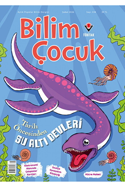 Tübitak Yayınları Bilim Çocuk Dergi Şubat 2026 (7-12 yaş)