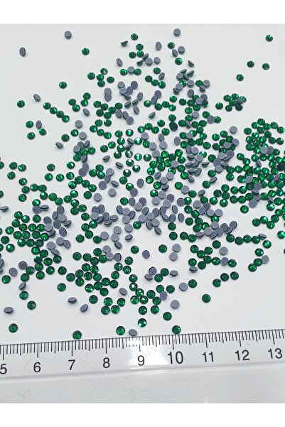 CRYSTALSHOP Hotfix Iron-On Stone Ss10 Green - (25 Gr - 1800 Ad)