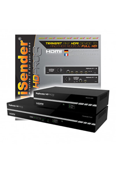 Digistar DigiSender HD Pro3 - 3 Input Poweline HDMI Sender