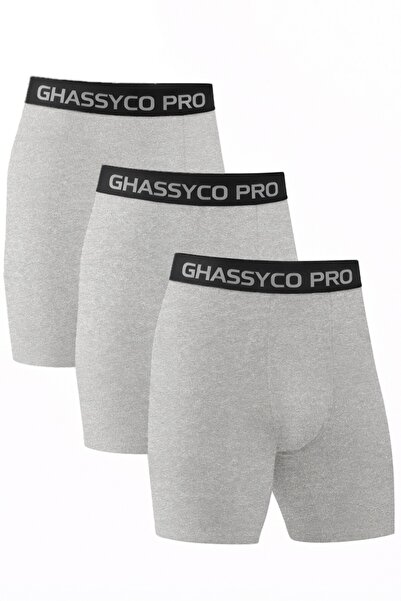 GHASSY CO. Men's Cotton Lycra Sports Boxer 3-Piece Set with Soft Texture and ...