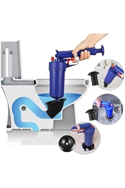 STOREMAX Monte Lua Yüksek Hava Basınçlı Gider Açma Aparatı, Mutfak Lavabo Ban...