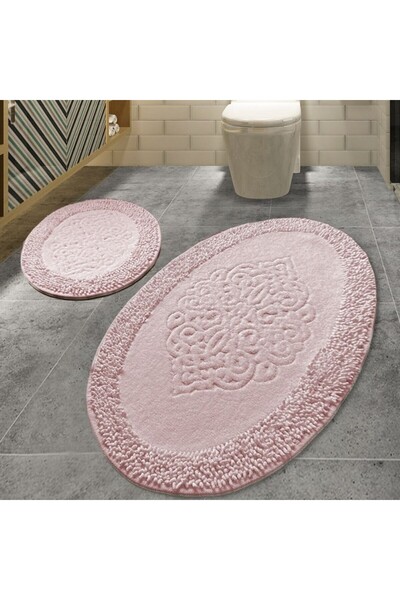 Lenjerii Deosebite Комплект от 2 памучни постелки за баня, Alessia Home, Pian...