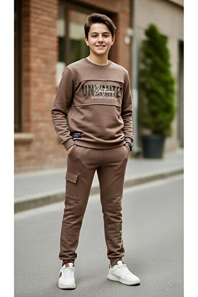 Sinem Çeyiz Clup polo 4035 unlimited editions striped leg tracksuit set