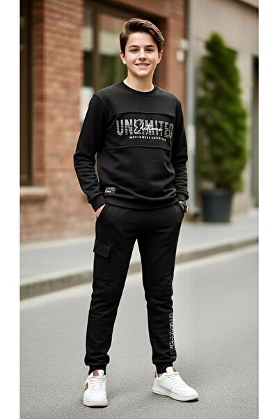 Sinem Çeyiz Clup polo 4035 unlimited editions striped leg tracksuit set